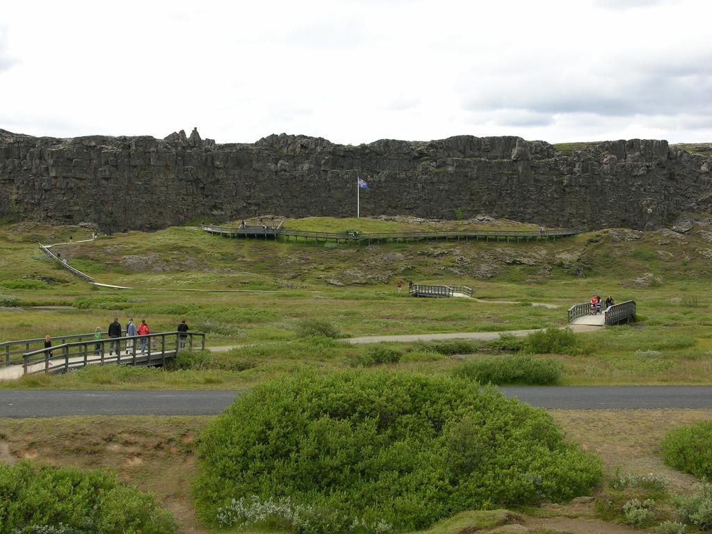 Thingvellir Lake Cottage Veithilundur Rum bild