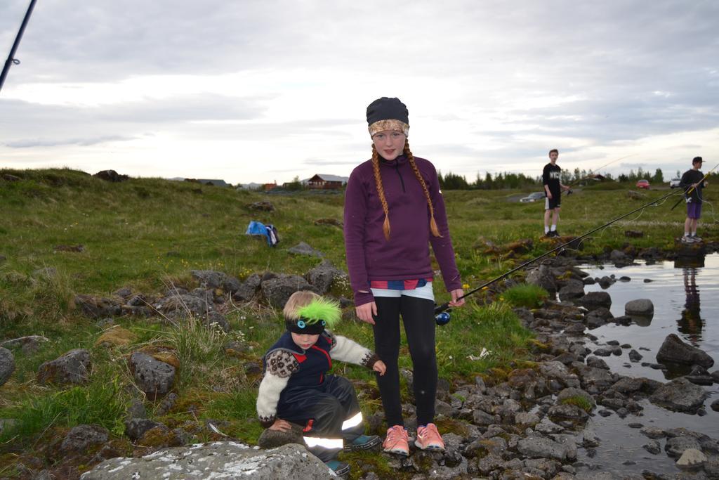 Thingvellir Lake Cottage Veithilundur Exteriör bild